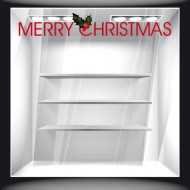 Αυτοκόλλητο Βιτρίνας - Χριστουγεννιάτικο 79