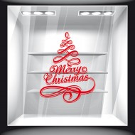 Αυτοκόλλητο Βιτρίνας - Χριστουγεννιάτικο 83