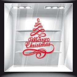 Αυτοκόλλητο Βιτρίνας - Χριστουγεννιάτικο 83