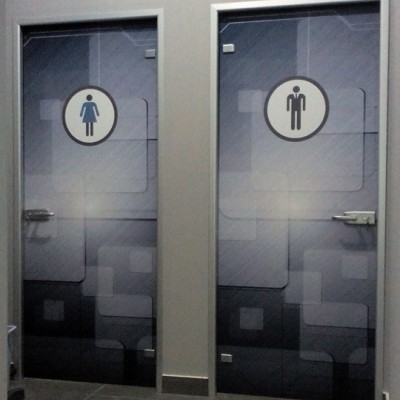 Αυτοκόλλητα πόρτας - Ανδρικές - Γυναικείες τουαλέτες