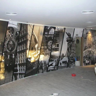 Αυτοκόλλητη ταπετσαρία - Κολάζ