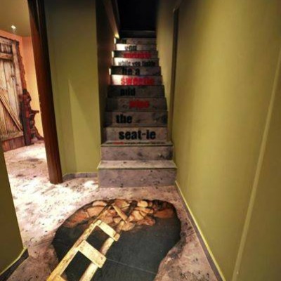 Αυτοκόλλητα σκάλας και δαπέδου