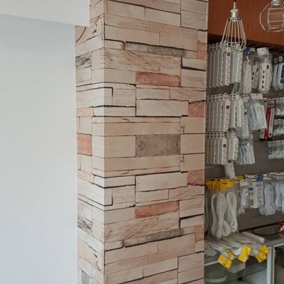 Αυτοκόλλητο τοίχου - Πέτρα - Εκτύπωση