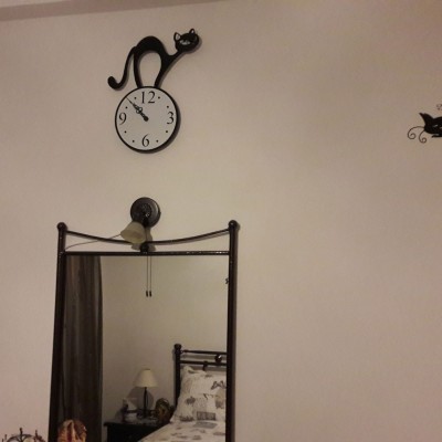 Ρολόι τοίχου - Γάτα